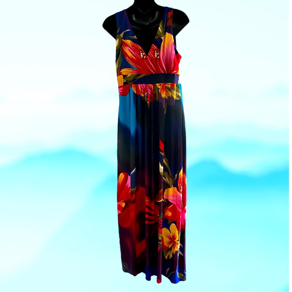 Large Island evening dress